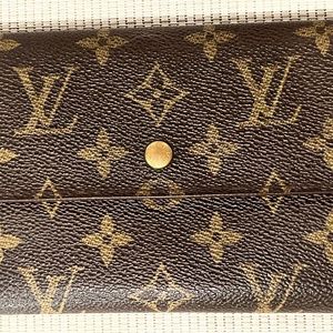 Louis Vuitton Monogram Canvas Porte Tresor Tri-Fold Wallet